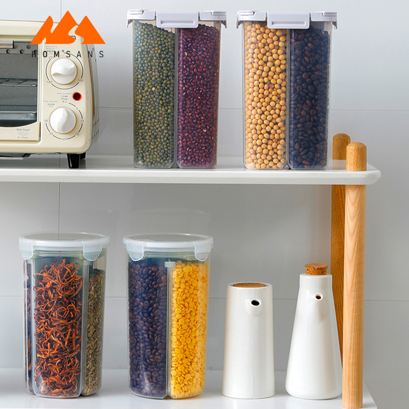 Food Sets Airtight Set Fridge Box Plastic Container Refrigerator Organizer Bins Kitchen Drawer Storage Bottles Jars
