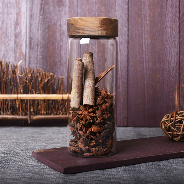 Food Storage Glass Container Set Kitchenware Stash Jar Food Container