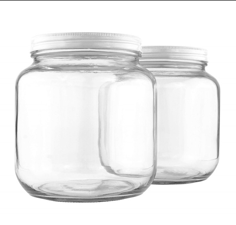 Food and Candy Storage Wide Mouth Glass Bottles and Jars food grade