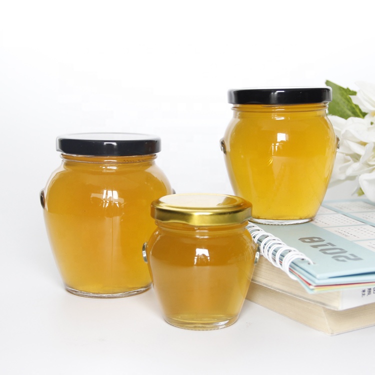 Food canning jar 106ml 212ml 314ml Custom honey jam jelly glass jar