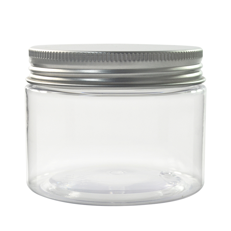 Food container 30ml 40ml 50ml 60ml 80ml 100ml 120ml 150ml 200ml 250ml 300ml 500ml 1L cosmetic PET plastic jar with aluminum cap