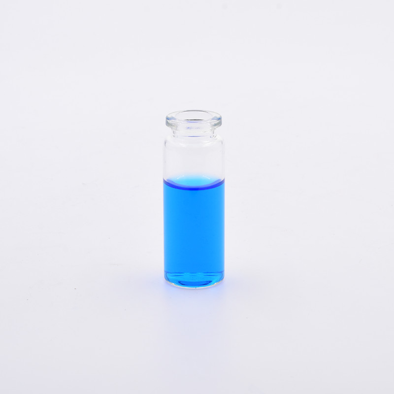 Food grade 10 ml clear round pharmaceutical medical gift wishing storage glass vials test tube with sealed cap