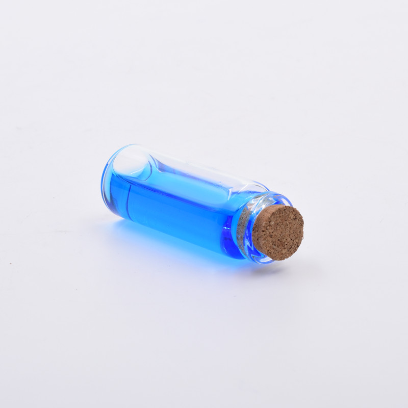 Food grade 10 ml clear round pharmaceutical medical gift wishing storage glass vials test tube with sealed cap