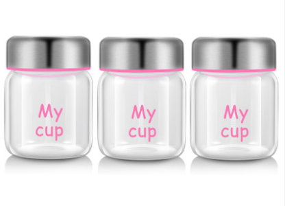 Food grade 100 150 200 ml perfume water stainless steel lid keep clean custom size glass jars and bottles