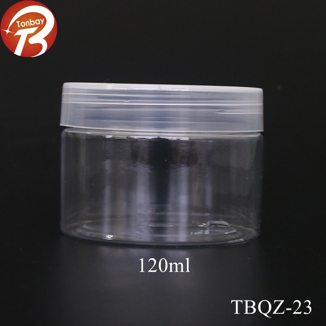 Food grade 120ml PET plastic jar cheap plastic jar
