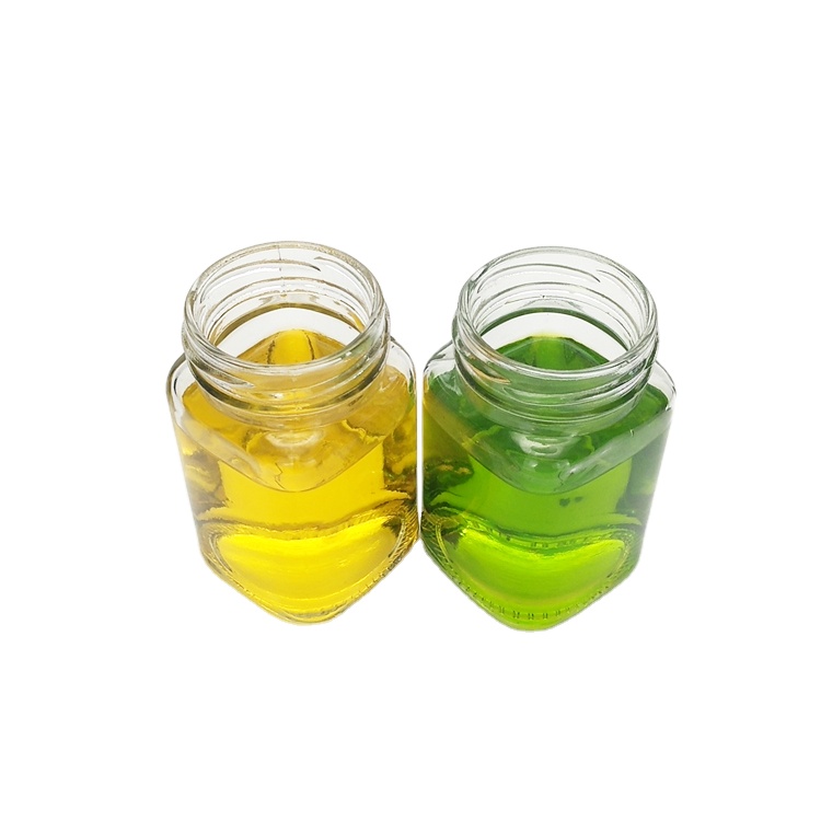 Food grade 200ml square clear glass honey jam jar wholesale
