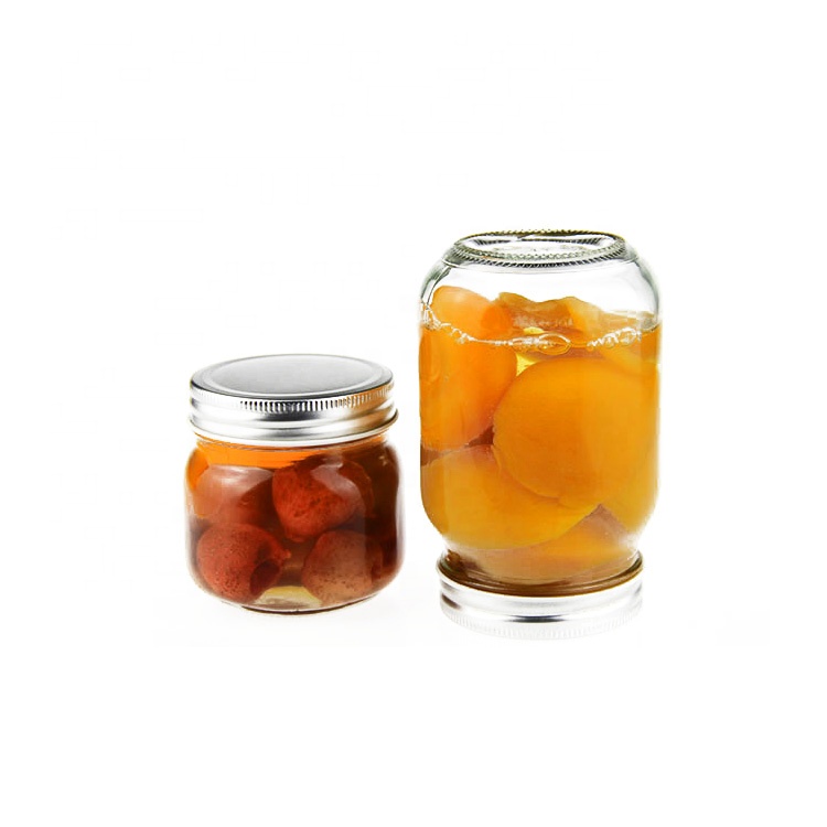Food grade 250ml 470ml 1000ml SCREW CAP Sealing Type mason jam honey glass jar