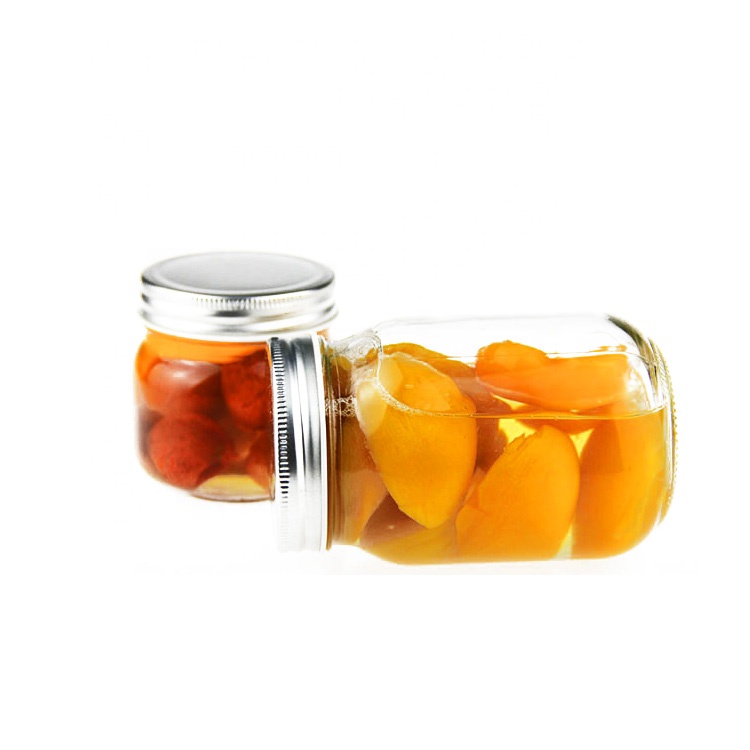 Food grade 250ml 470ml 1000ml SCREW CAP Sealing Type mason jam honey glass jar