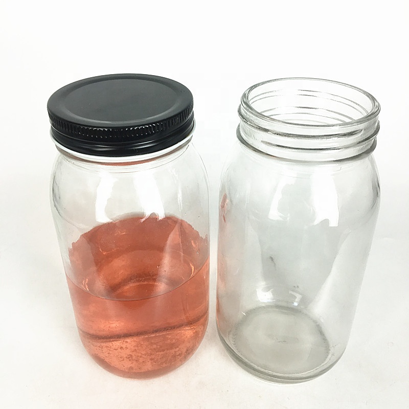Food grade 26oz 750ml wholesale mason canning jars for bee honey pickled sushi ginger