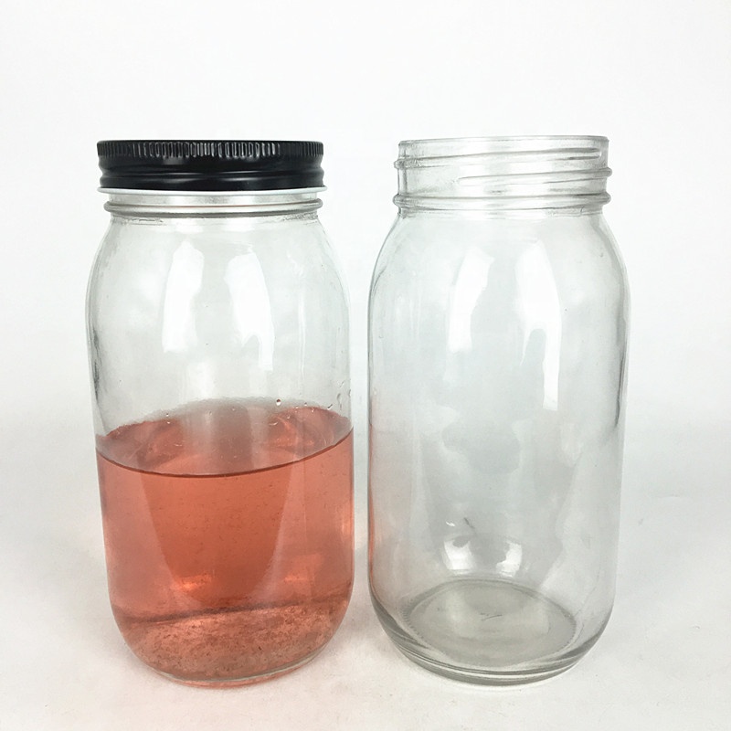 Food grade 26oz 750ml wholesale mason canning jars for bee honey pickled sushi ginger