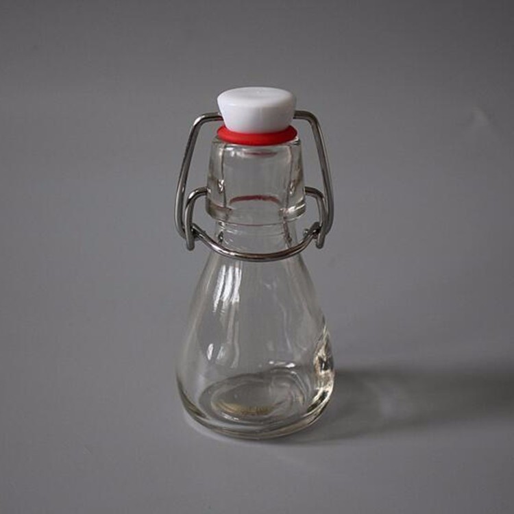 Food grade 2oz 50ml swing top glass cooking oil bottles