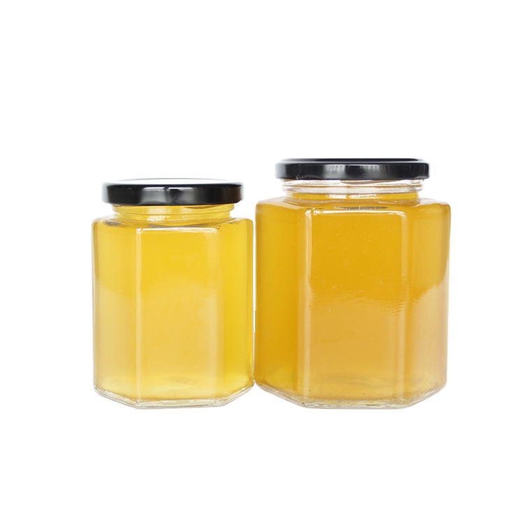 Food grade 380ml 500ml honey jars with aritight lid for sale