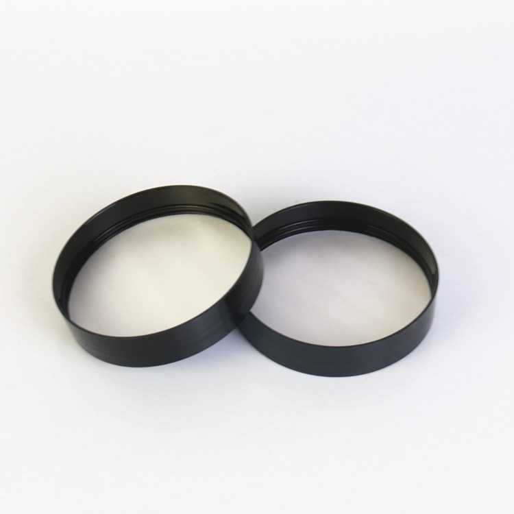 Food grade 80ml 100ml 120ml 150ml 250ml clear PET plastic jar with black lid