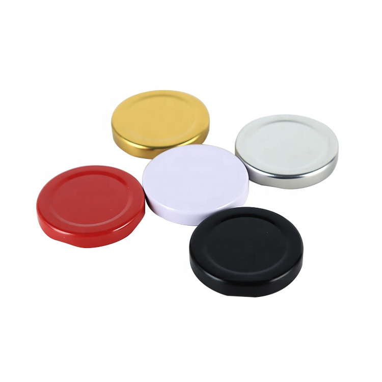 Food grade Clear 250ml round glass bottles with metal lid for cold pressed milk tea juice