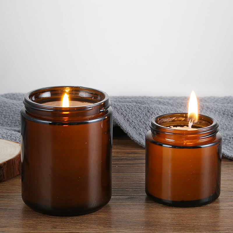 Food grade Manufacturer Factory Price High Quality Cosmetic Packaging Amber Glass Jar