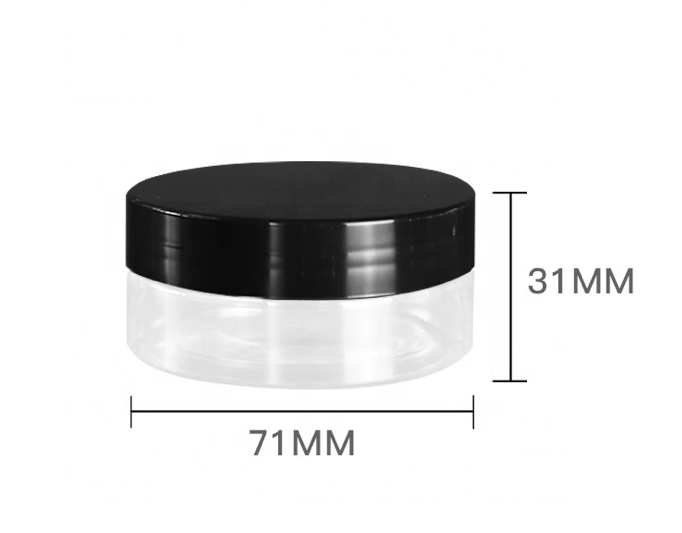 Food grade cosmetic container  30ml 50ml 60ml 80ml 100ml  200ml 300ml 400ml 500ml 600ml 800ml 1000ml  pet jar with plastic cap