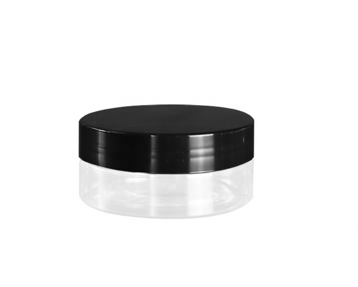 Food grade cosmetic container 30ml 50ml 60ml 80ml 100ml 200ml 300ml 400ml 500ml 600ml 800ml 1000ml pet jar with plastic cap