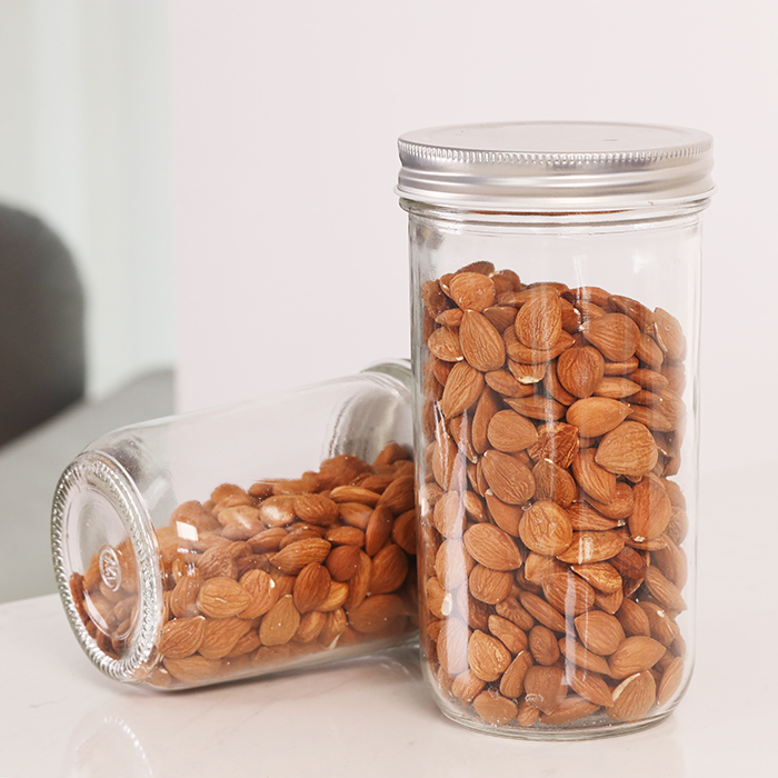 Food grade vintage regular mouth 70mm 86mm mason canning jars for baby foods wedding favor with custom packages