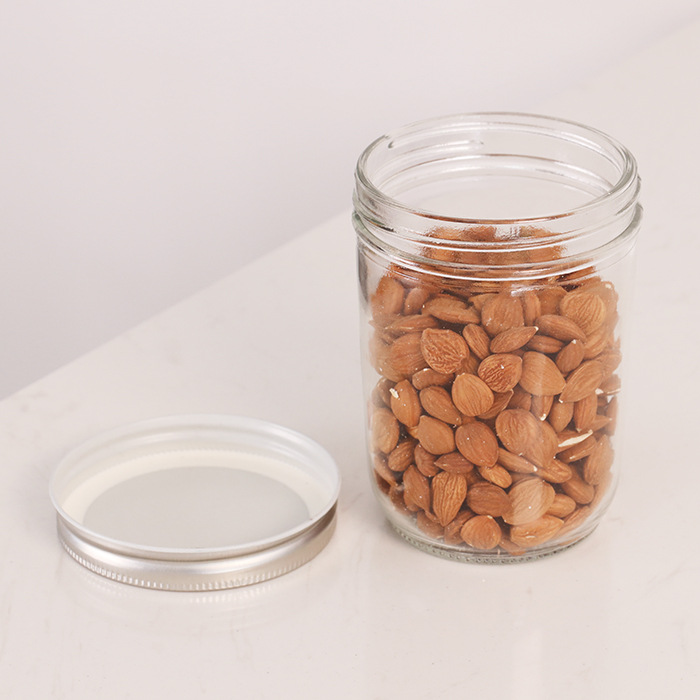 Food grade vintage regular mouth 70mm 86mm mason canning jars for baby foods wedding favor with custom packages