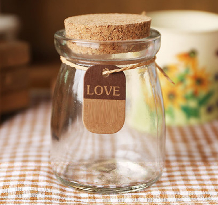 Food safe Fancy clear 100ml 150ml Pudding Glass Mini Milk Bottle with cork lid pudding yogurt candy jars