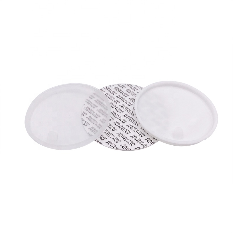Food storage container empty round 30g 50g 100g 120ml 150g 200g 250g transparent clear PET plastic jars with black lid