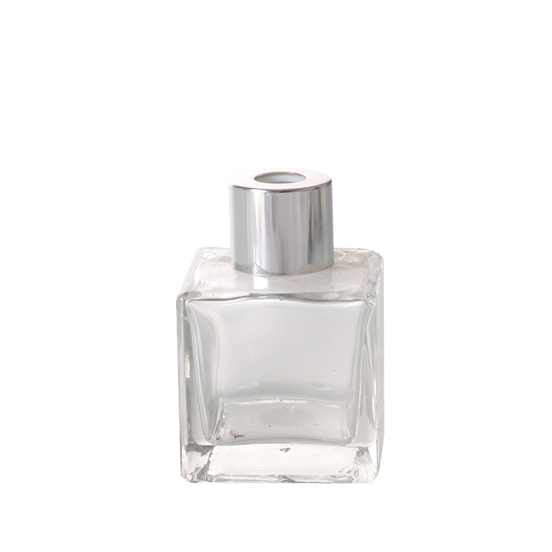 Fragrance Glass Diffuser Bottles with Lid Cover Essential Incense Oil Air Freshener for Bathroom (Not Included Diffuser Sticks)