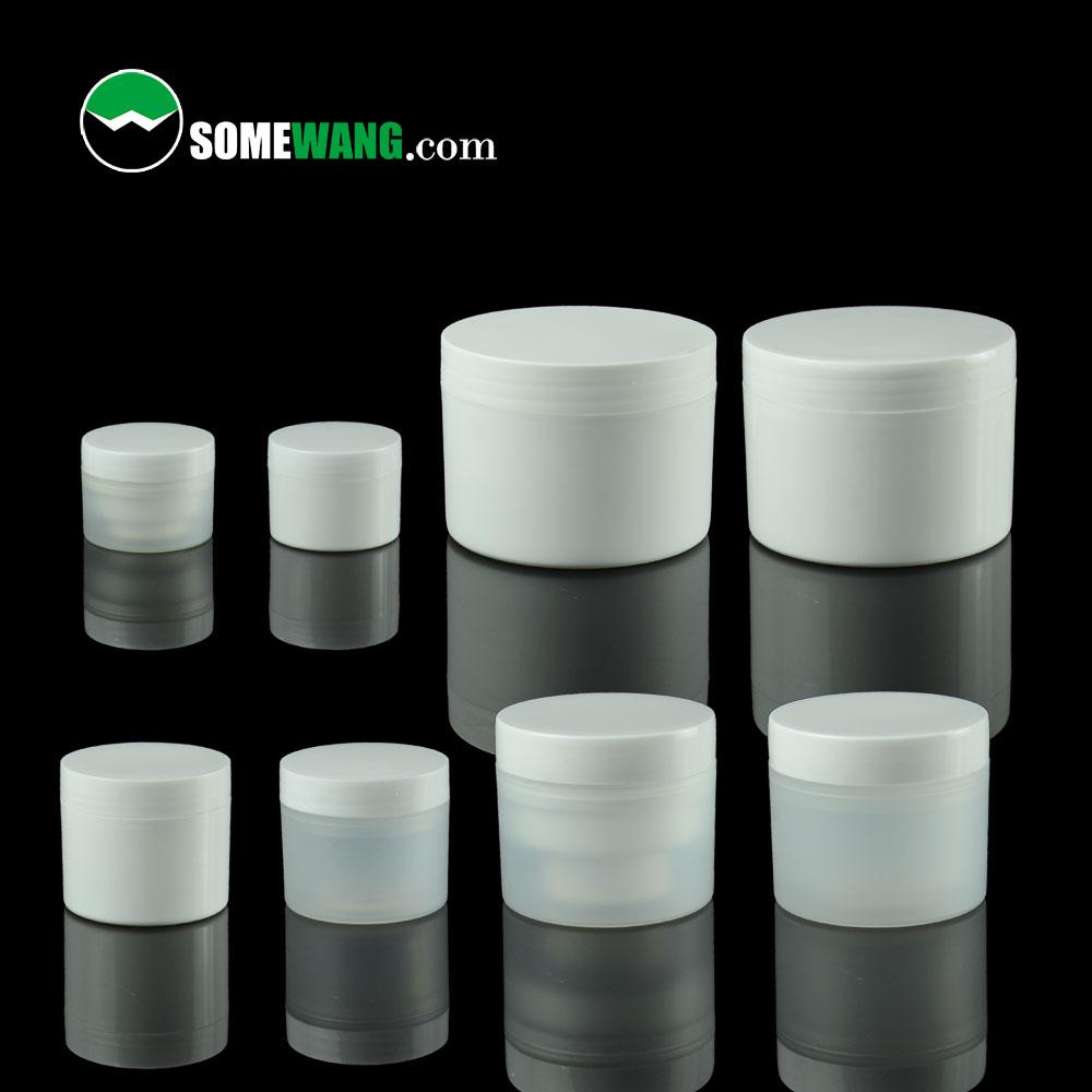 Free Design 10ml 20ml 30ml 50ml 100ml 150ml 200ml black empty frosted pp cream jar containers