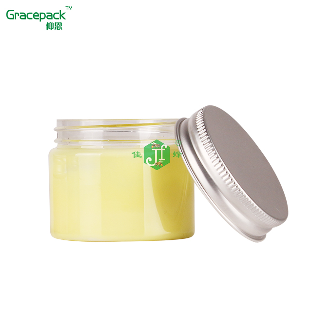 Free Sample 100ml/120ml/150mlClear Empty Cosmetic Cream Package Jar For Hair Fel,Wide Mouthed PET Plastic Jar With Aluminium Cap