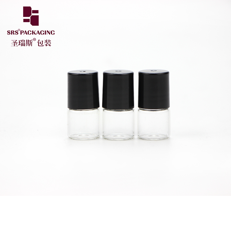 Free Sample 1ml Amber Glass Roller Bottle for Essential Oil Clear Vials Ready To Ship