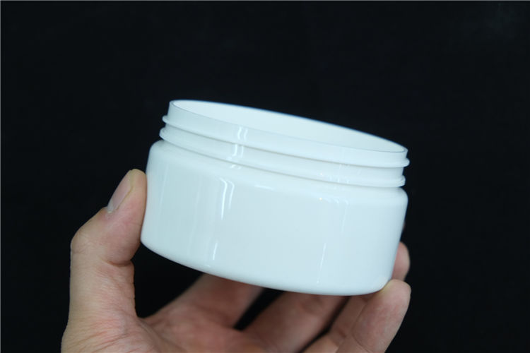 Free Sample 200ml, 420ml Cosmetics Packaging Luxury Cream PET Plastic Jar with Lid For Skin Care