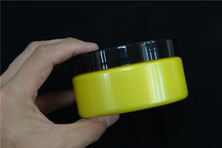 Free Sample 200ml, 420ml Cosmetics Packaging Luxury Cream PET Plastic Jar with Lid For Skin Care