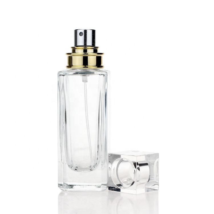 Free Sample 30ml Cosmetic Empty Surlyn Cap Perfume Glass Bottle For Women