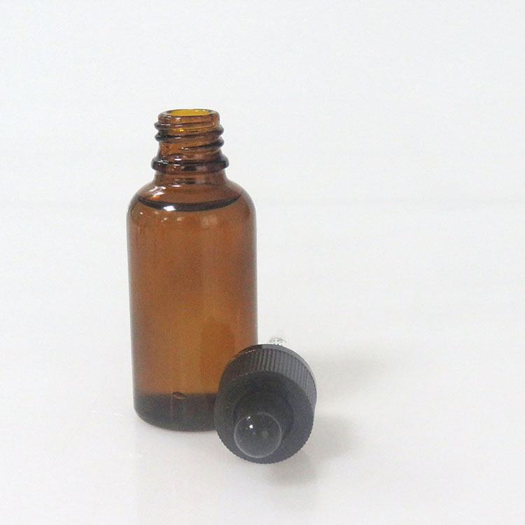 Free Sample 30ml amber e cig oil glass bottle boston bottle with droppers