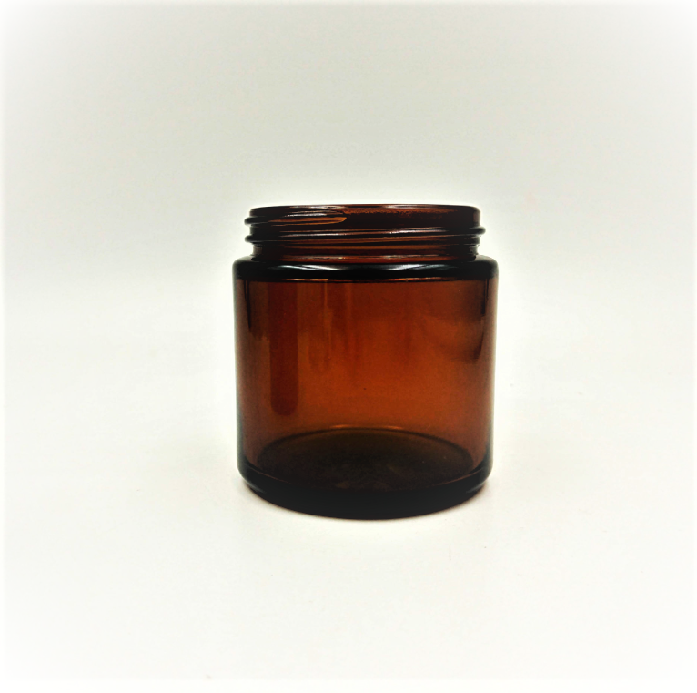 Free Sample 50g 100g 200g Amber Glass Jar Cosmetic Cream Jar Clear Essence Cream Jar
