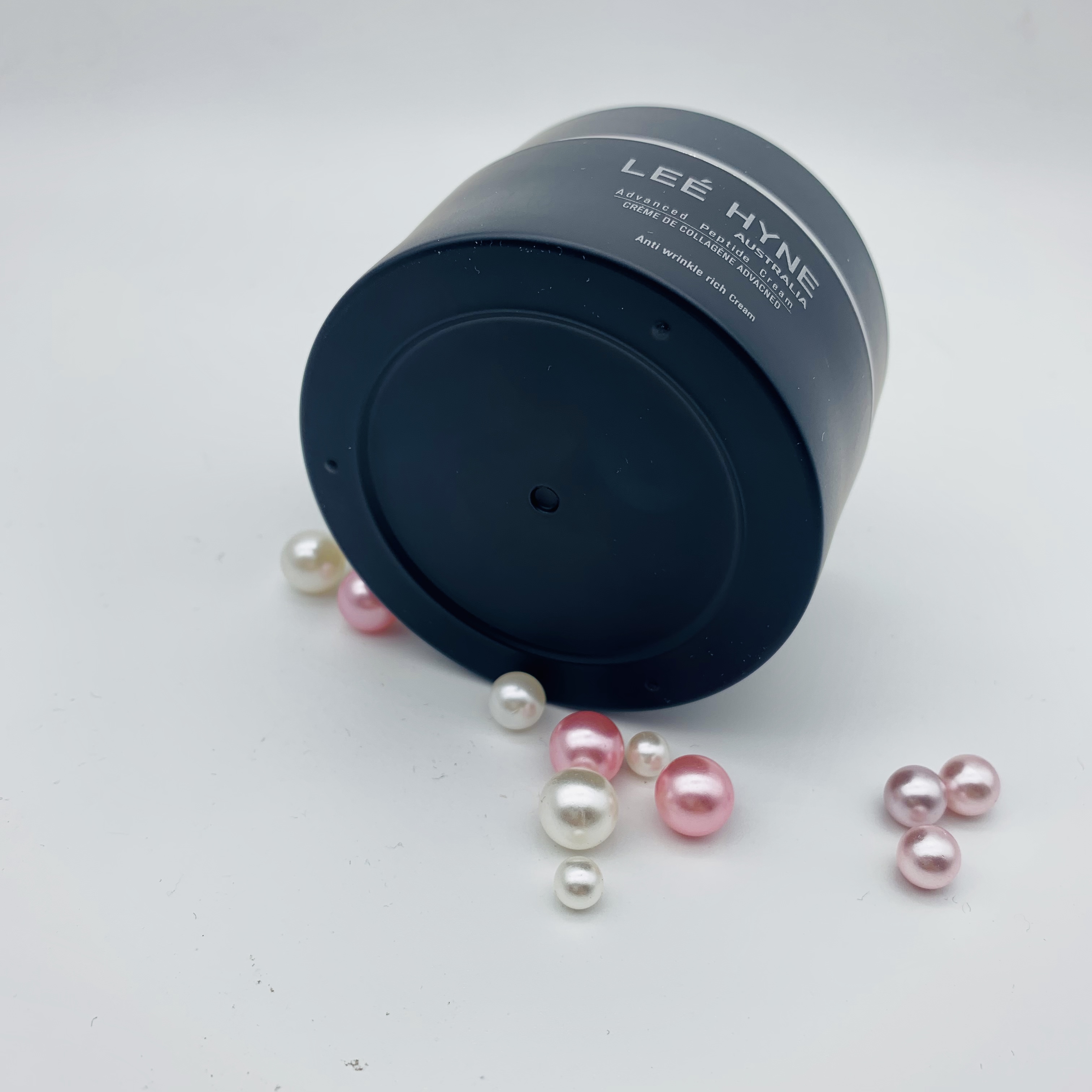 Free Sample 50g Acrylic Cream Jar Cosmetic Cream Plastic Jar Matte Black Plastic Jar