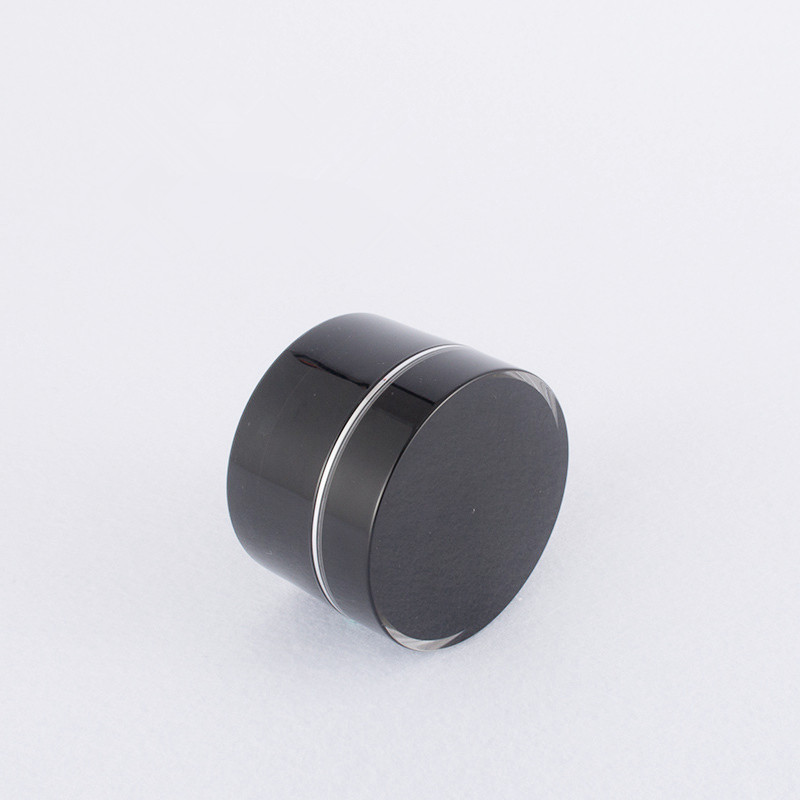 Free Sample 50g Acrylic Cream Jar Cosmetic Cream Plastic Jar Matte Black Plastic Jar