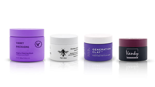 Free Sample Cosmetic cream jar 30ml cream round white glass jar 50g