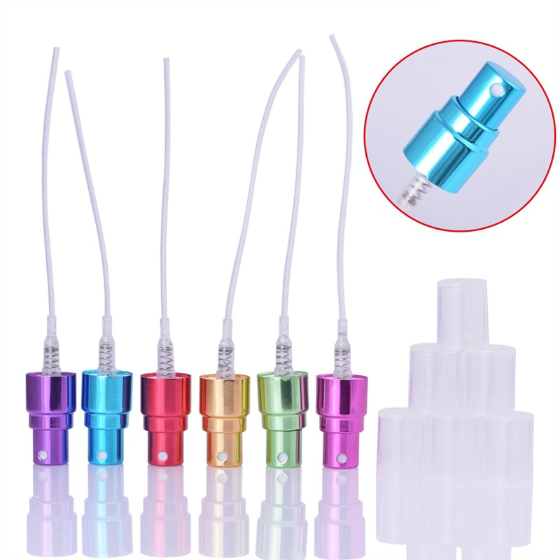 Free Sample Customized Refillable Small Empty Printing Blue Room Pen Perfume Glass Spray Bottle10ml