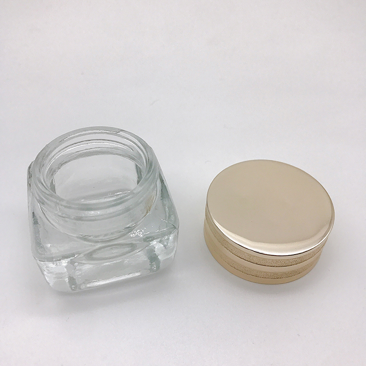 Free Sample Empty 15g 30g 50g 100g Cosmetic Cream Glass Jar