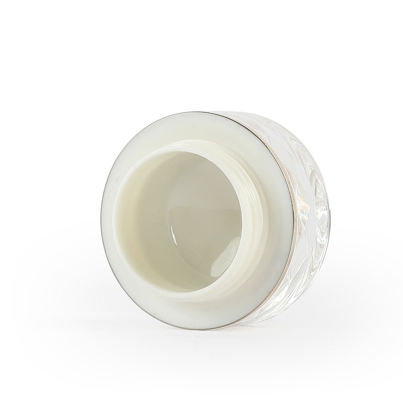 Free Sample Empty Acrylic Cosmetic Eye Cream Container Facial Essence Jars 7g Clear Plastic Lotion Cream Cosmetic Jars
