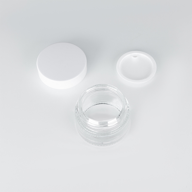 Free Sample Empty Black White 30g 50g 100g 120g Cosmetic Plastic Jar