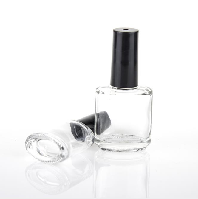 Free Sample Empty Clear Nail Polish Glass Bottle Packaging 8Ml 15Ml