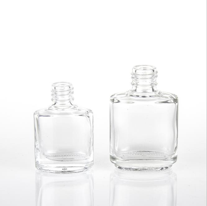 Free Sample Empty Clear Nail Polish Glass Bottle Packaging 8Ml 15Ml