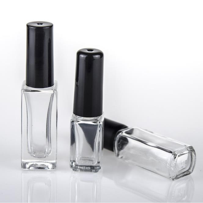 Free Sample Empty Clear Nail Polish Glass Bottle Packaging 8Ml 15Ml