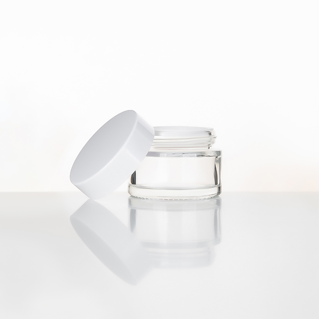 Free Sample Empty Cosmetic White Cream Jar Acrylic 20g