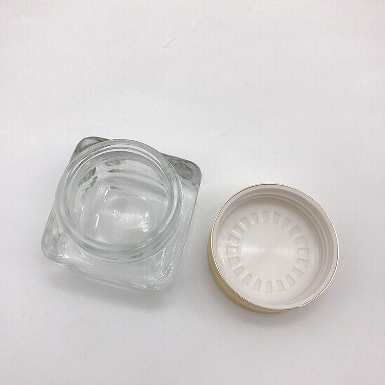 Free Sample Empty Round Cosmetic Cream Glass Jar