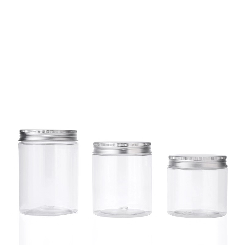 Free Sample High Quality 30g PET Plastic Cosmetic Jar with Lid