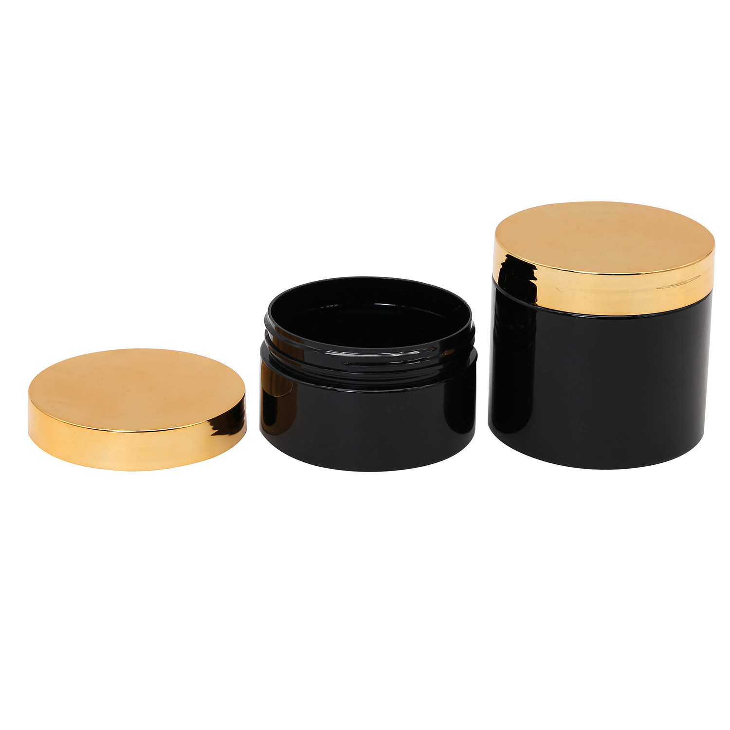 Free Sample High Quality 30g PET Plastic Cosmetic Jar with Lid
