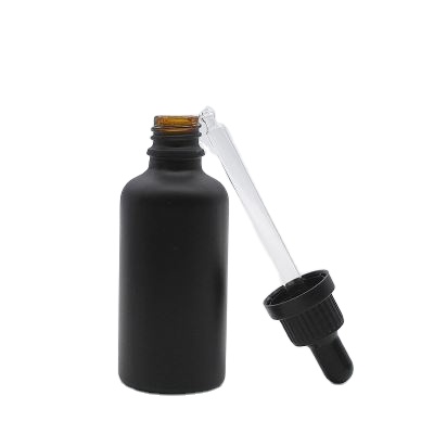 Free Sample Luxury Colored Glass Dropper Bottle For Cosmetic Essential Oil