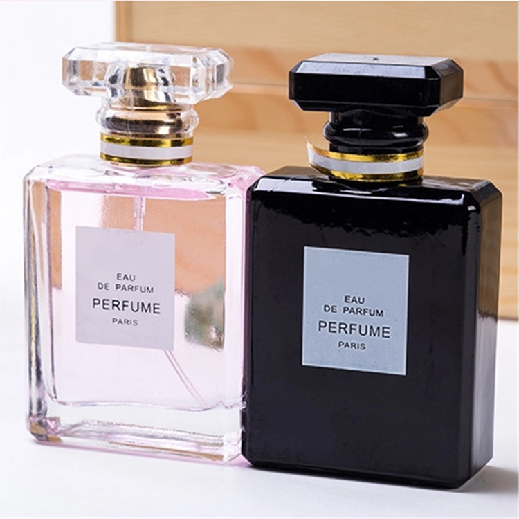 Free Sample Luxury Woman30ml 50ml Square Spray Glass Perfume Bottle 50 ml 100 ml Wholesale